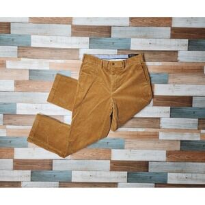 Polo By Ralph Lauren Vtg 90s Corduroy Button Straight Leg Chino Pants Mens 33 30